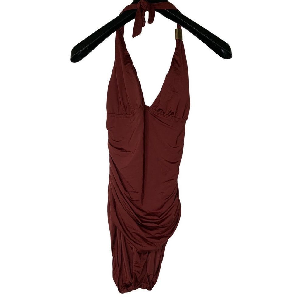 Vix Paula Hermanny women’s one piece swimsuit Mahogany women’s size 12 NWT